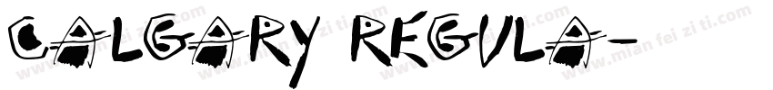 Calgary Regula字体转换